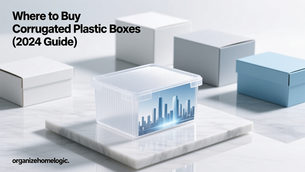 Where to Buy Corrugated Plastic Boxes (2024 Guide)