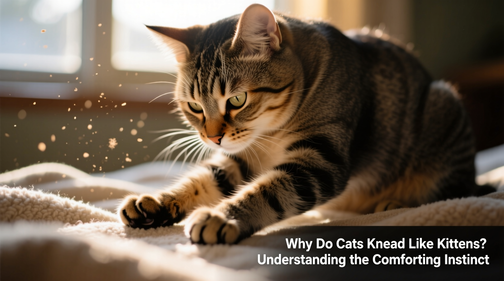 why do cats knead like kittens understanding the comforting instinct