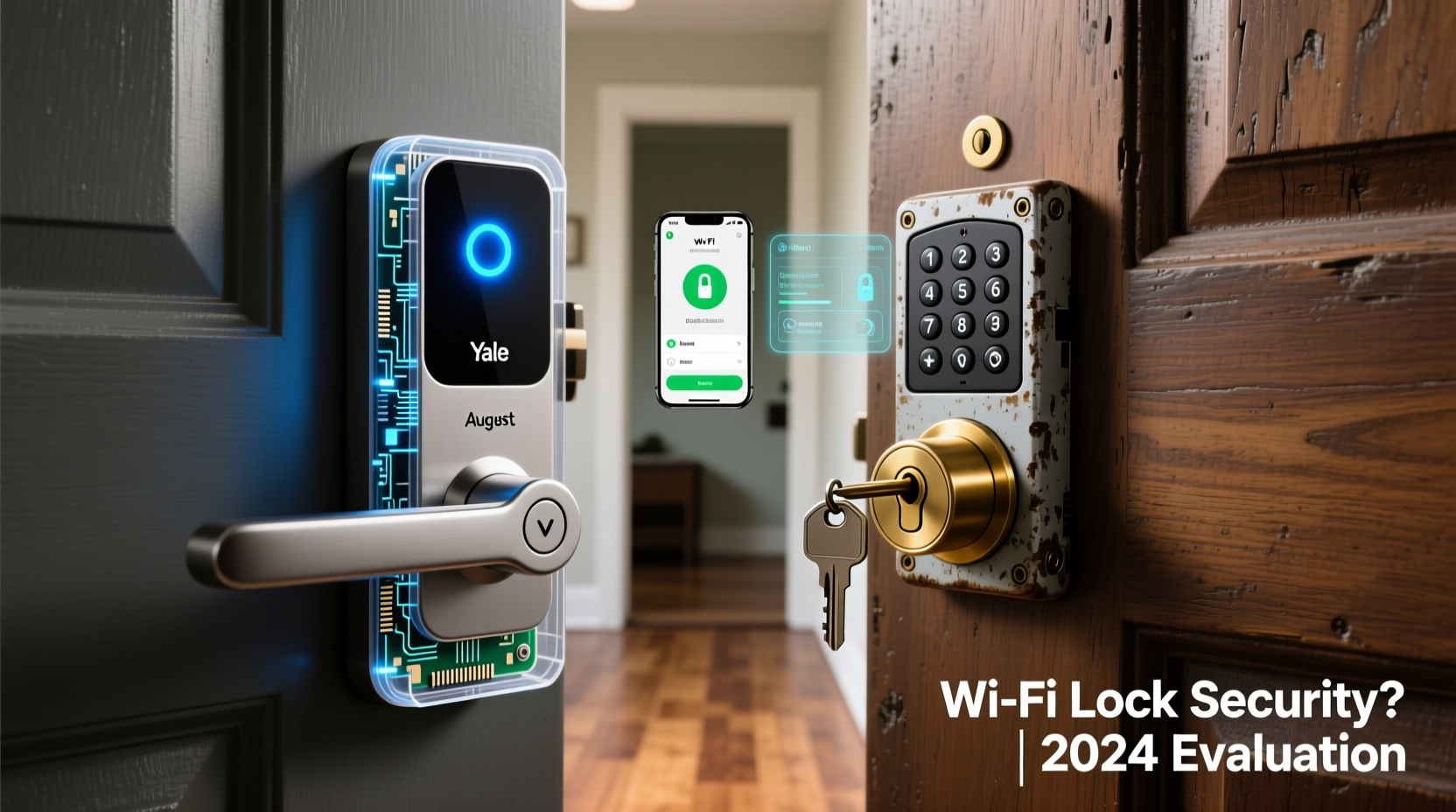 smart lock vs keypad deadbolt are wifi locks secure enough for front doors