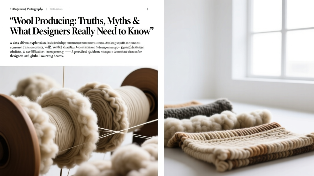 Wool Producing: Truths, Myths & What Designers Really Need to Know