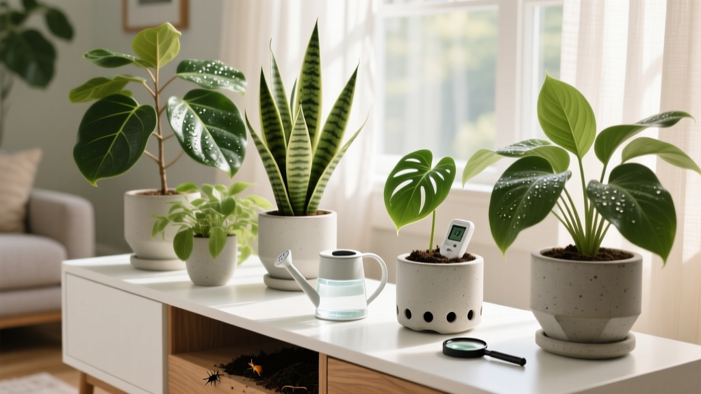 How to De-Bug Outside Plants Before Bringing Indoors