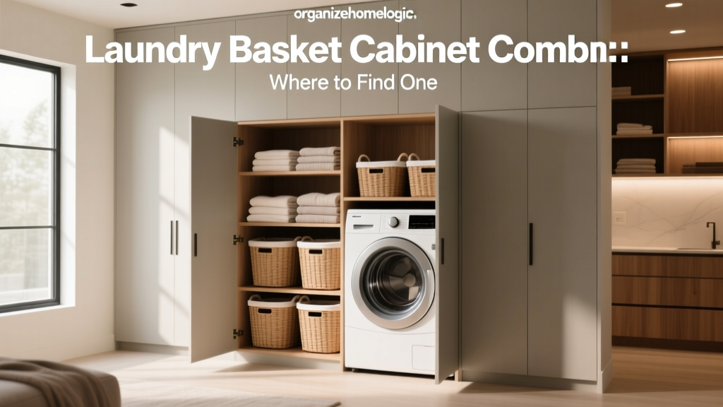 Laundry Basket Cabinet Combo: Where to Find One