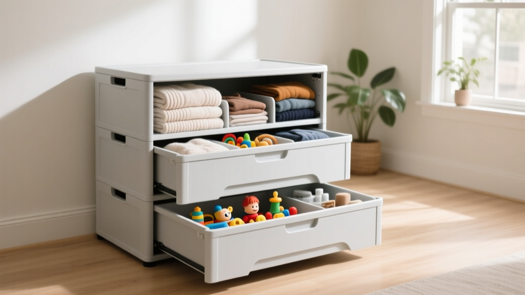 What Fits in a Large 3-Drawer Plastic Storage Unit?