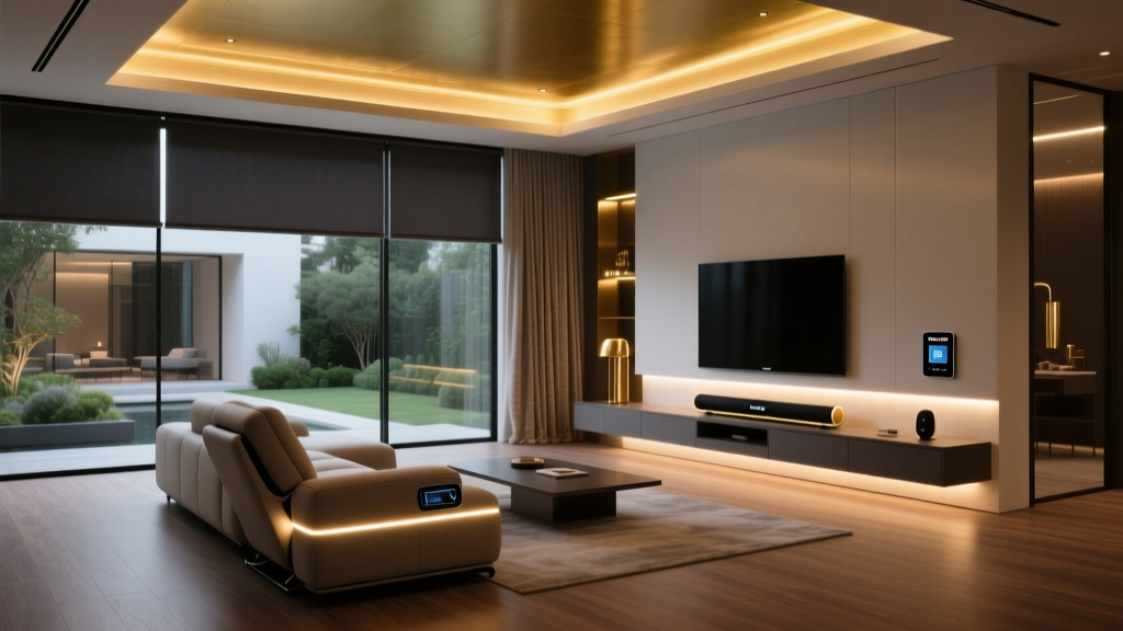The Ultimate High-End Living Room: Luxury Smart Home Integration