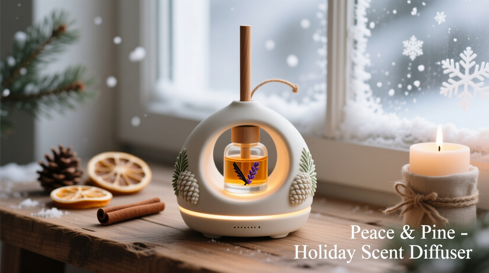 how to make a scent diffusing ornament for calming holiday aromas