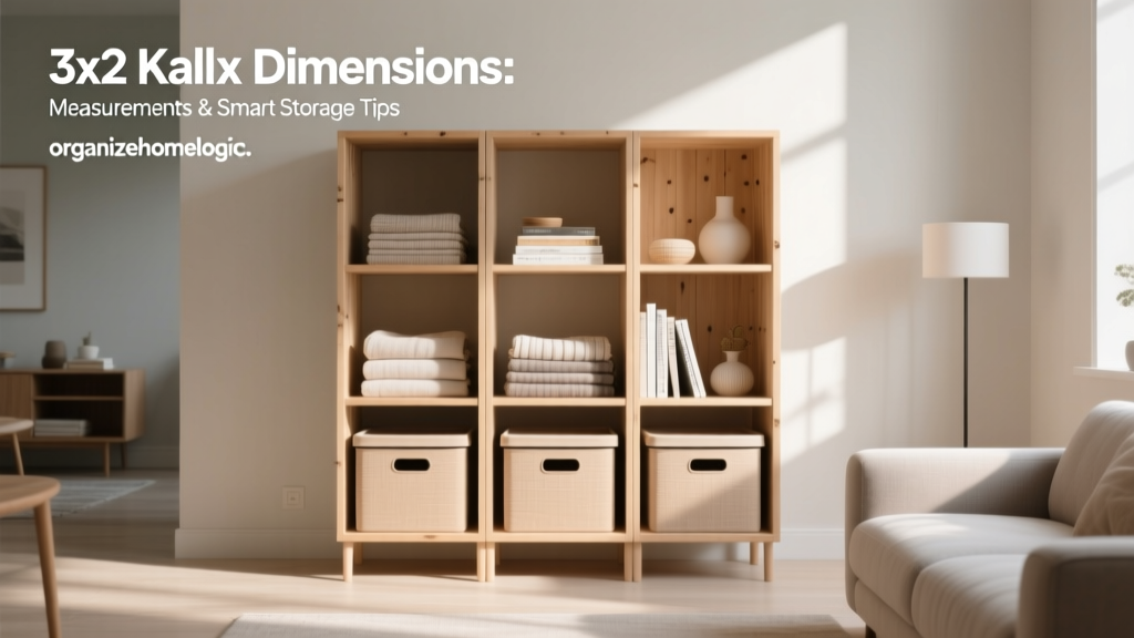 3x2 Kallax Dimensions: Measurements & Smart Storage Tips