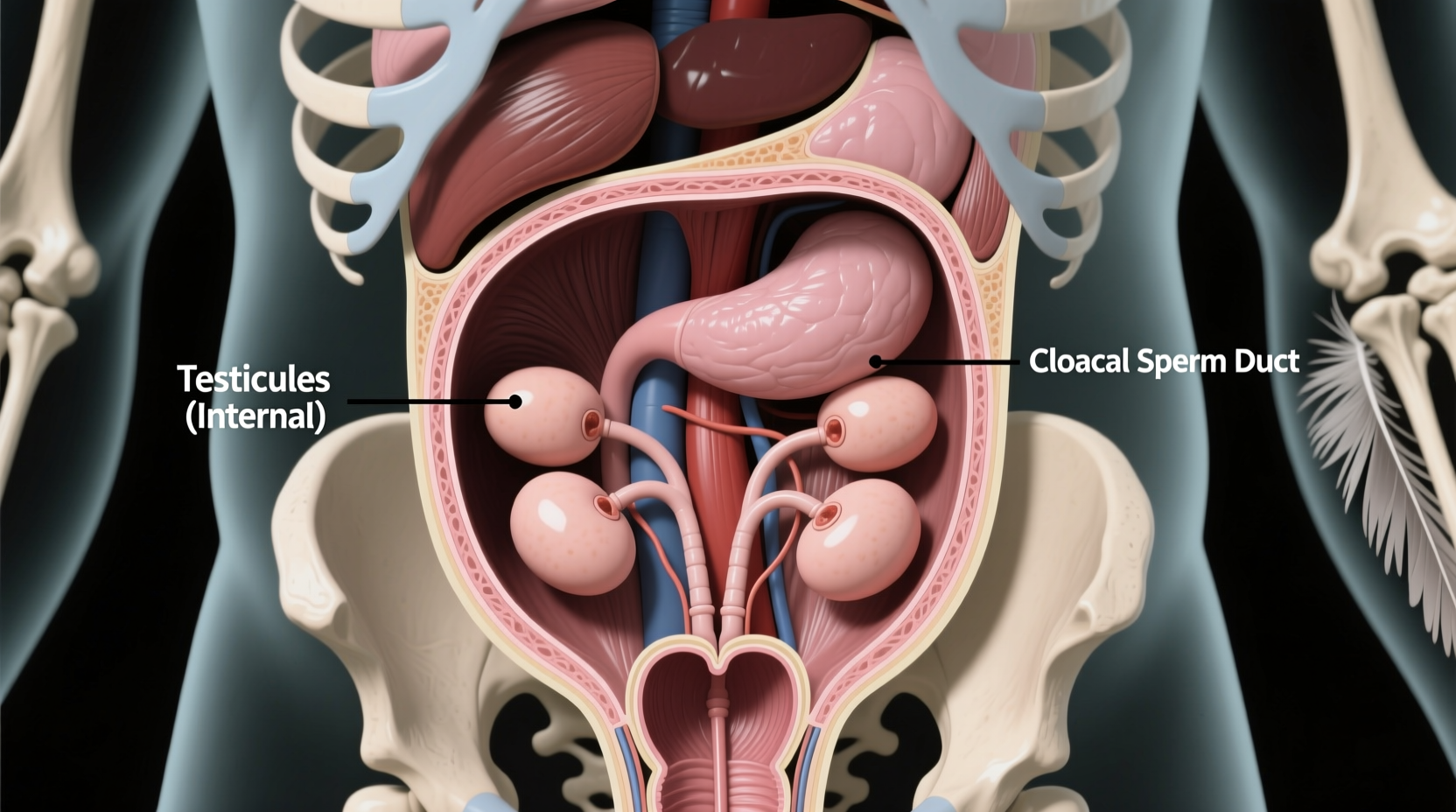 do birds have testicles