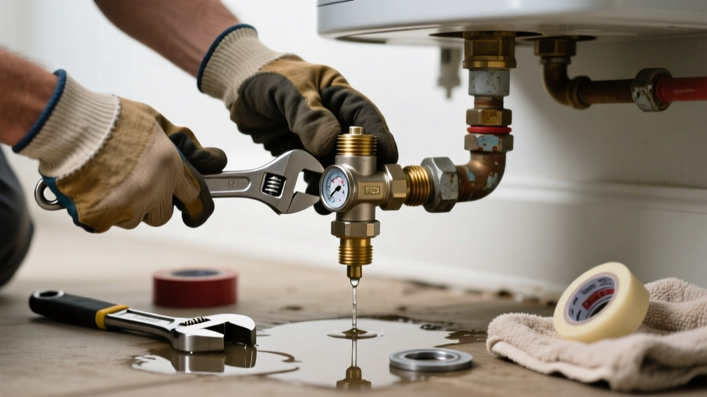 Fixing a Leaking Water Heater TPR Valve