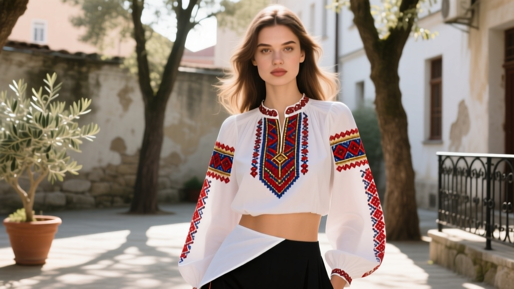 Romanian Ie Blouse Revival: Styling Altita Embroidery in 2026