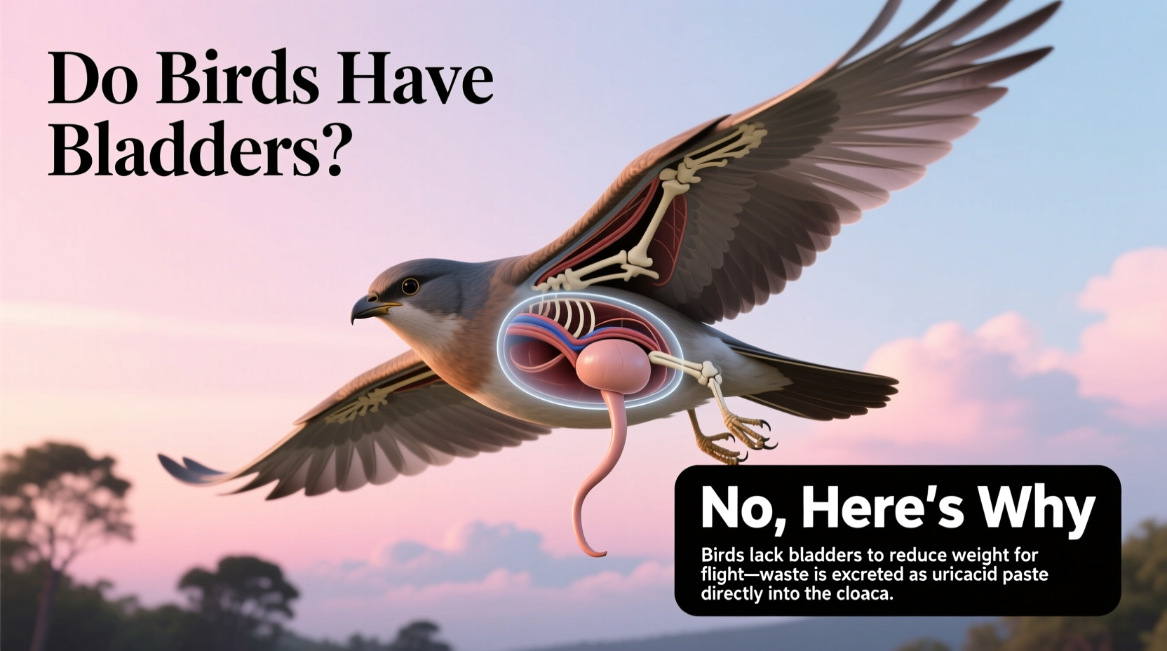 Do Birds Have Bladders? No, Here's Why