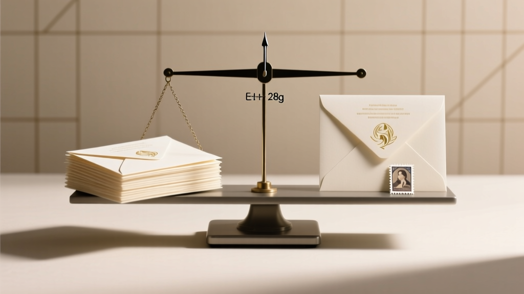 Wedding Invitation Stamps: Weight-Based Formula (2026)