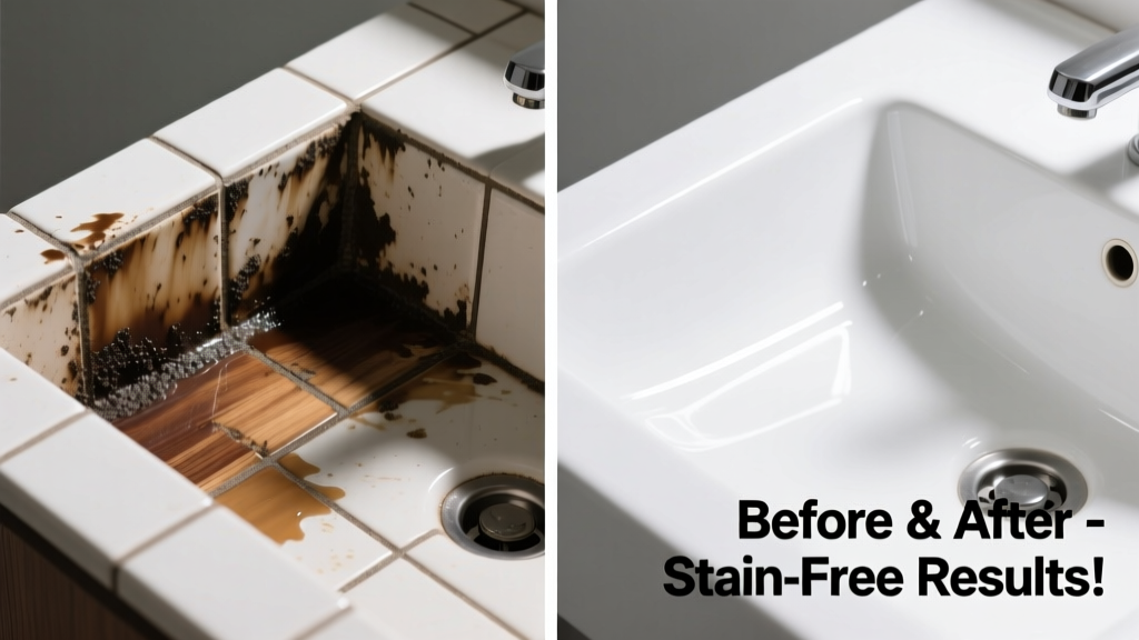 How to Remove Wood Stain from Ceramic Tile or Sink