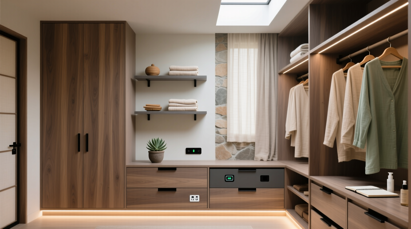 closet organization tips for hidden home offices