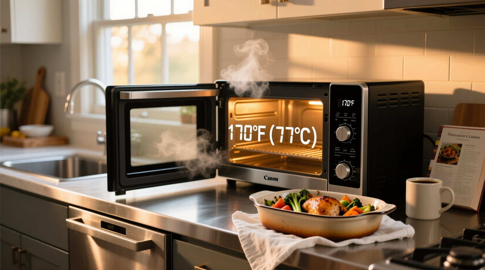 what oven temp to keep food warm