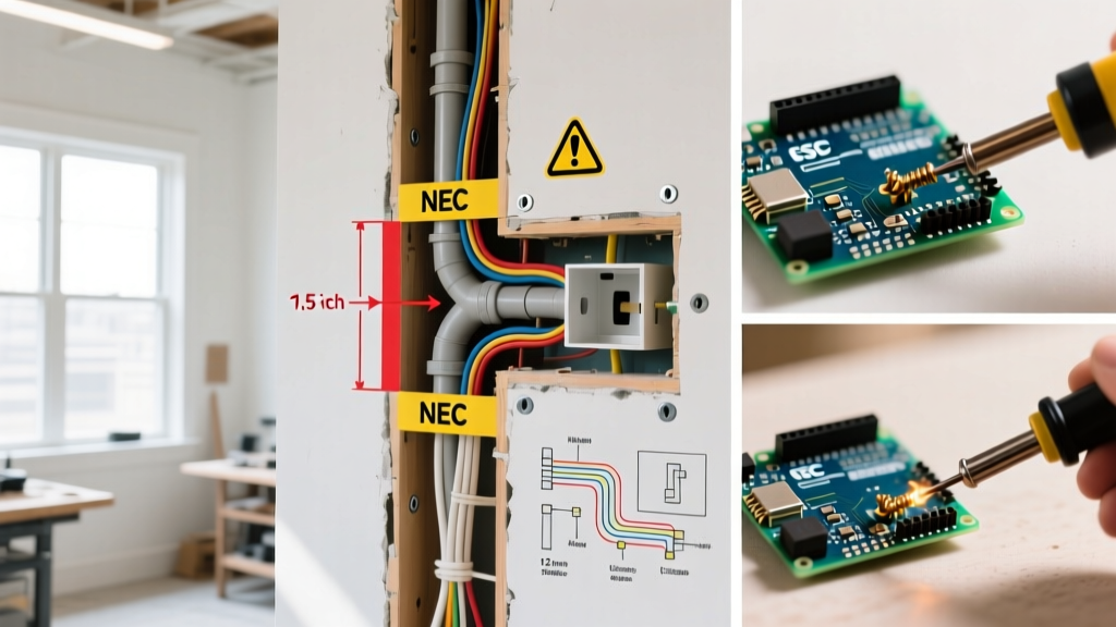 Electrical Wiring Wall Safety: NEC Clearances and Drill Zones