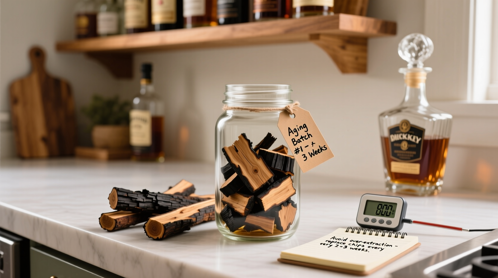 How To Age Whiskey At Home Using Charred Oak Chips Without Over ...
