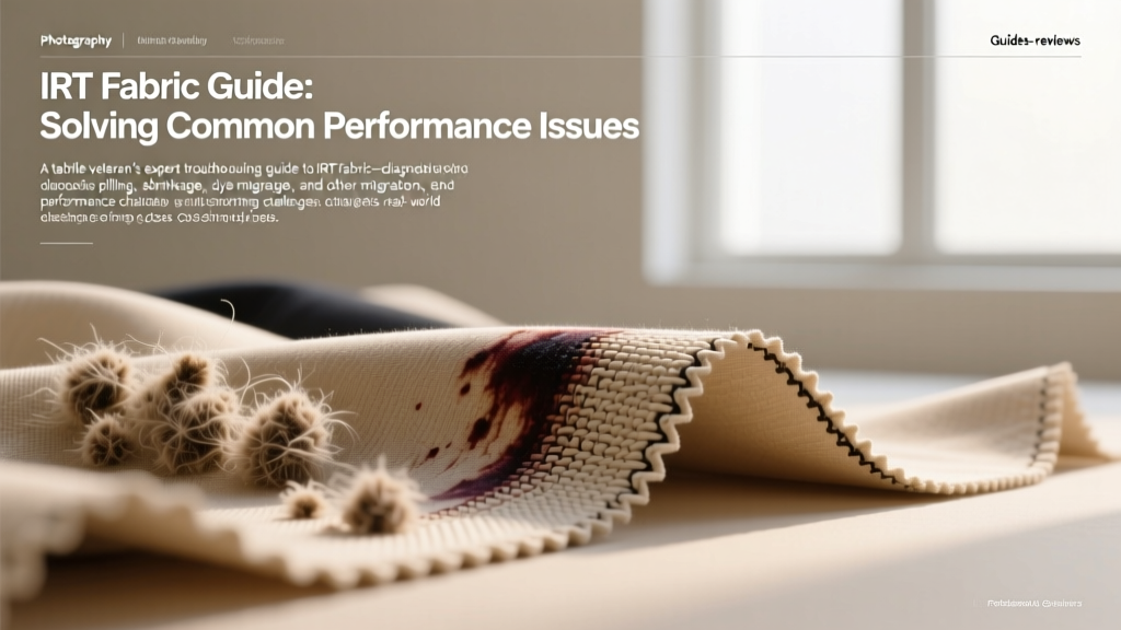 IRT Fabric Guide: Solving Common Performance Issues