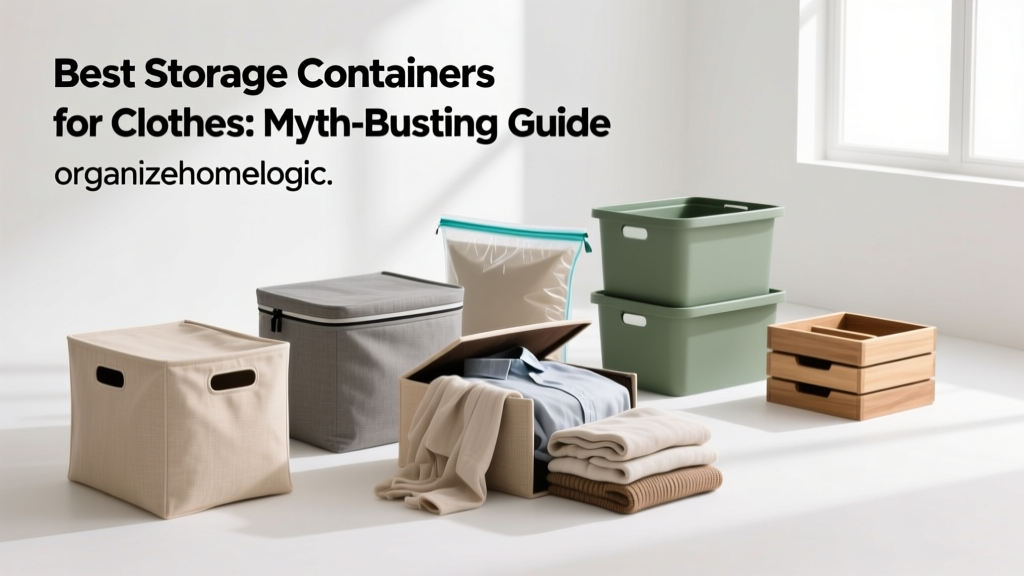 Best Storage Containers for Clothes: Myth-Busting Guide