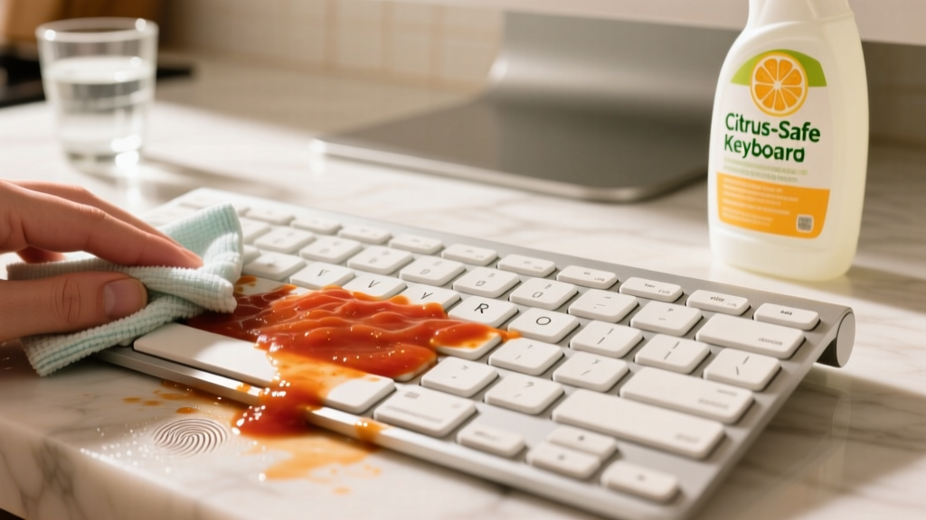 Tested: How to Get Tomato Sauce Out of Keyboard Fast
