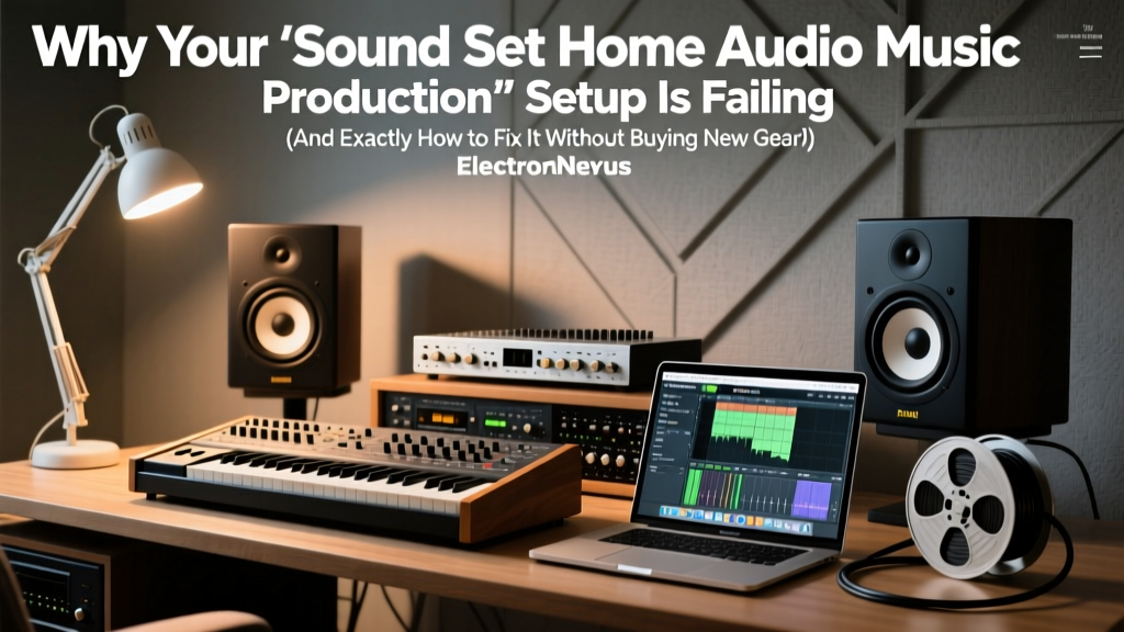 Why Your 'Sound Set Home Audio Music Production' Setup Is Failing (And Exactly How to Fix It Without Buying New Gear)