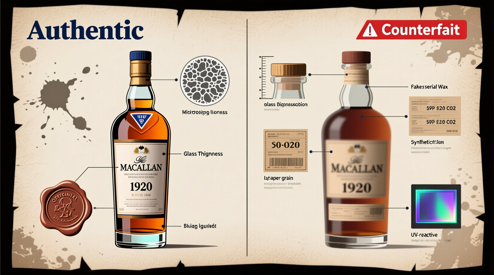 How To Identify Fake Rare Whiskey Bottles From Authentic Ones