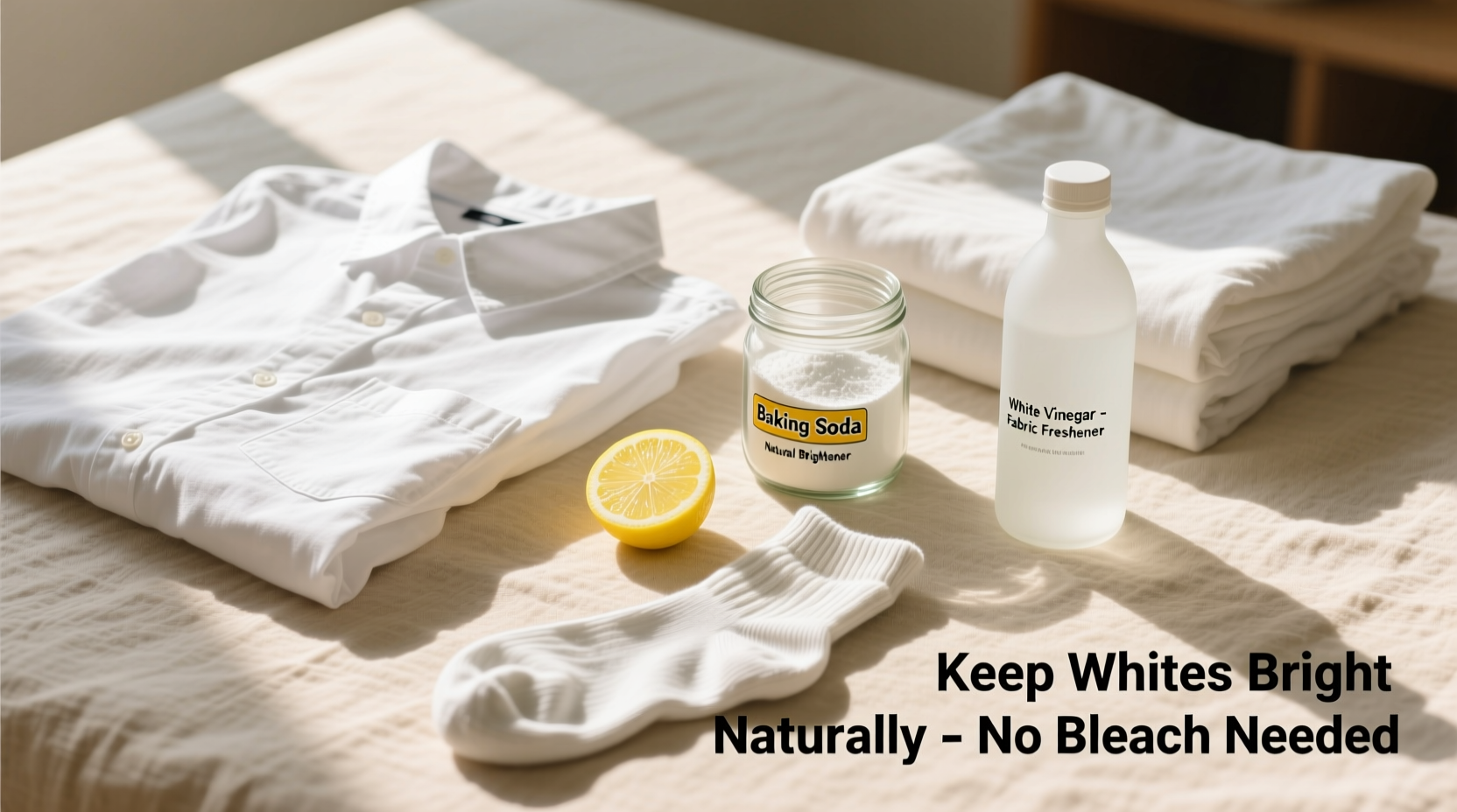 how to keep white clothes bright without bleach natural alternatives