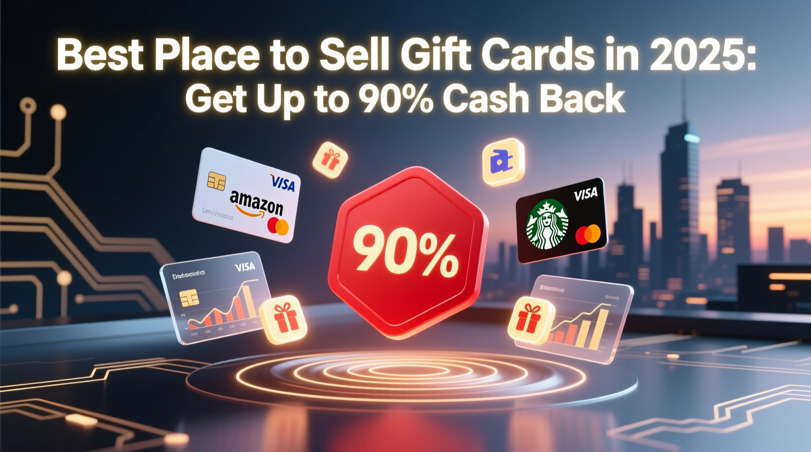 Best Place to Sell Gift Cards in 2025: Get Up to 90% Cash Back