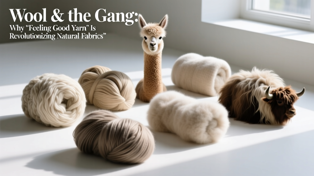 Wool & the Gang: Why 'Feeling Good Yarn' Is Revolutionizing Natural Fabrics