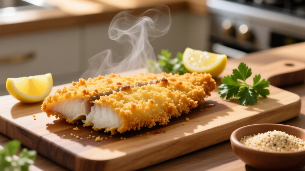 Crispy Breaded Flounder in Air Fryer (5-Min Prep!)