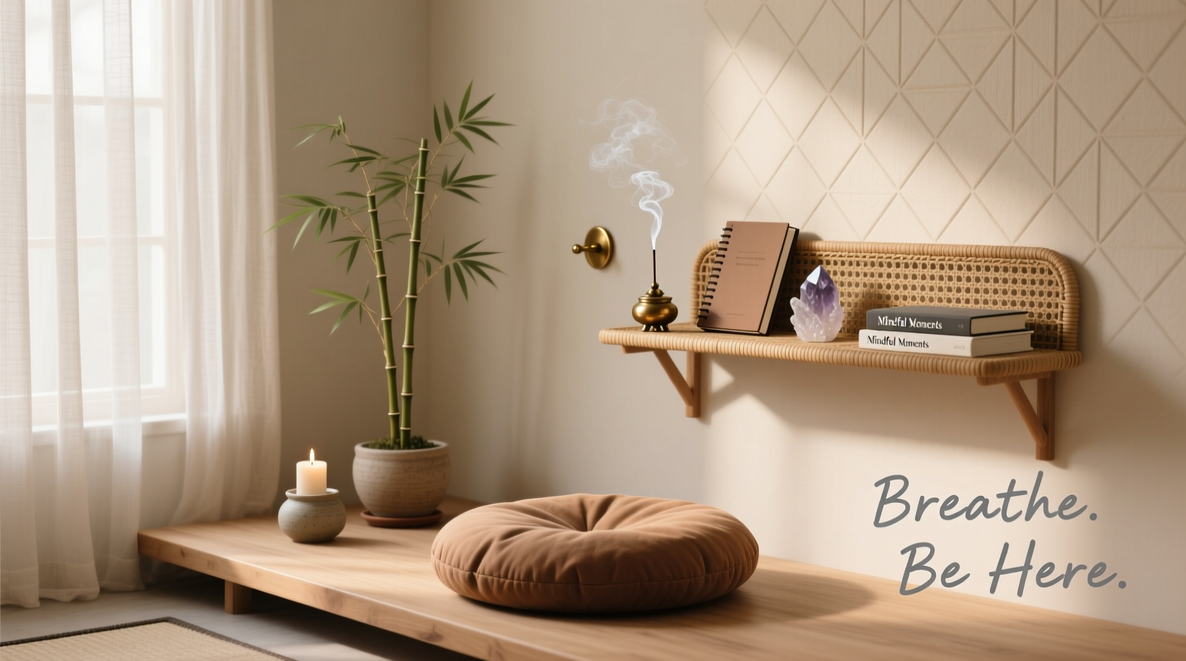 step by step guide to setting up a home meditation corner that sticks