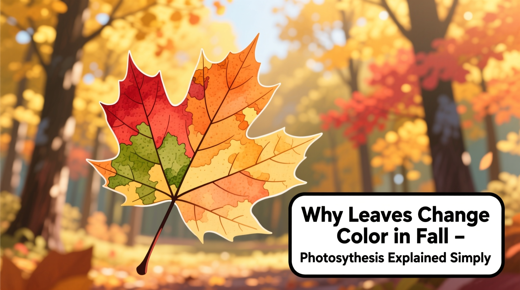 why do leaves change color in fall photosynthesis explained simply