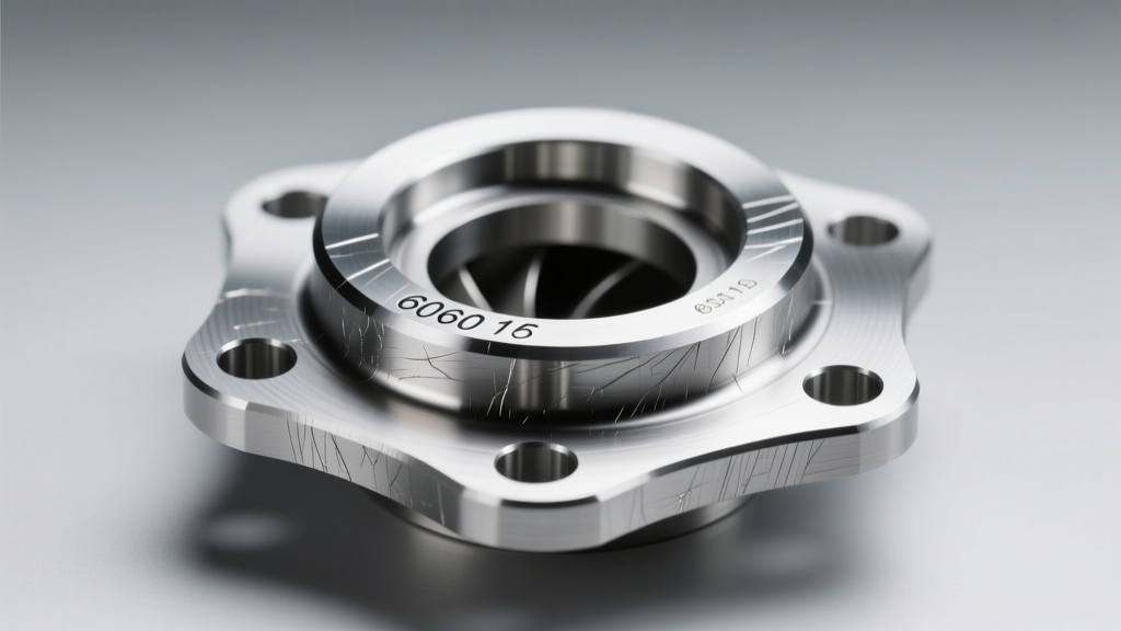 Surface roughness measurement of a CNC-machined 6061-T6 aluminum turbocharger flange prototype using a contact profilometer