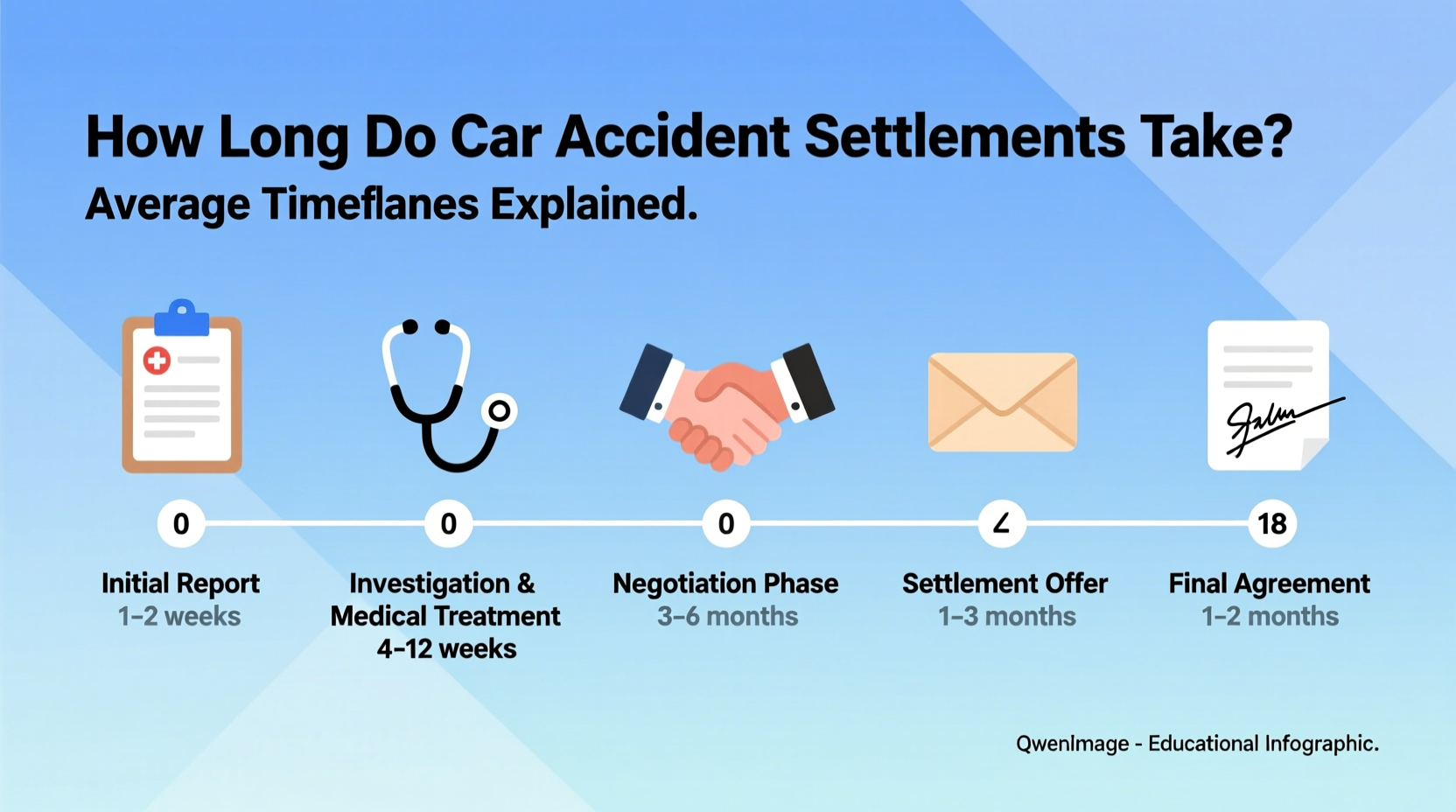 how long do car accident settlements take