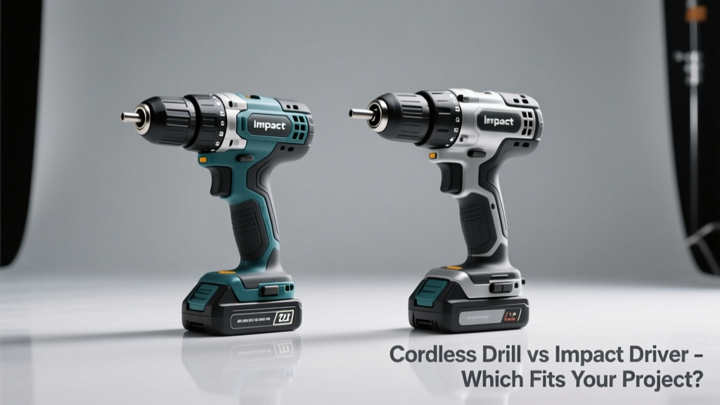 Cordless Drill vs Impact Driver: Which Fits Your Project?