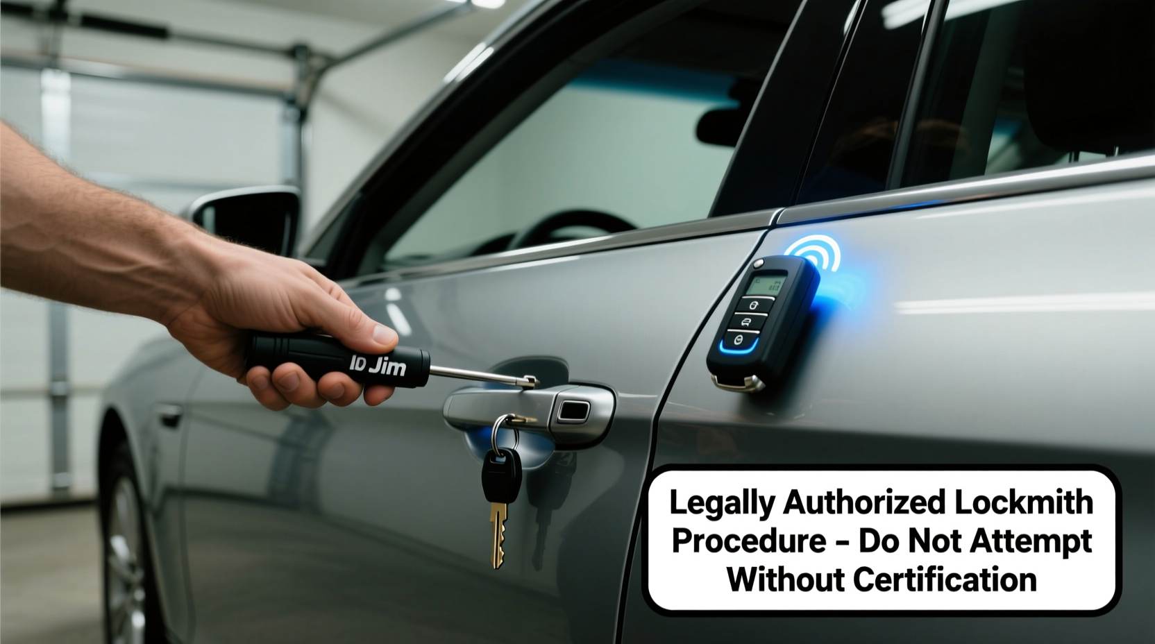 how to unlock a car with key inside