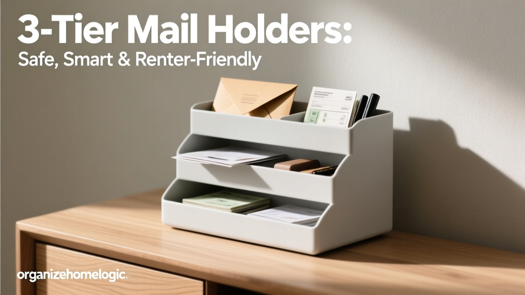 3-Tier Mail Holders: Safe, Smart & Renter-Friendly