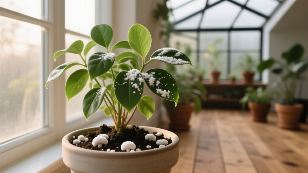 White Residue on Slow-Growing Indoor Plants (2026)