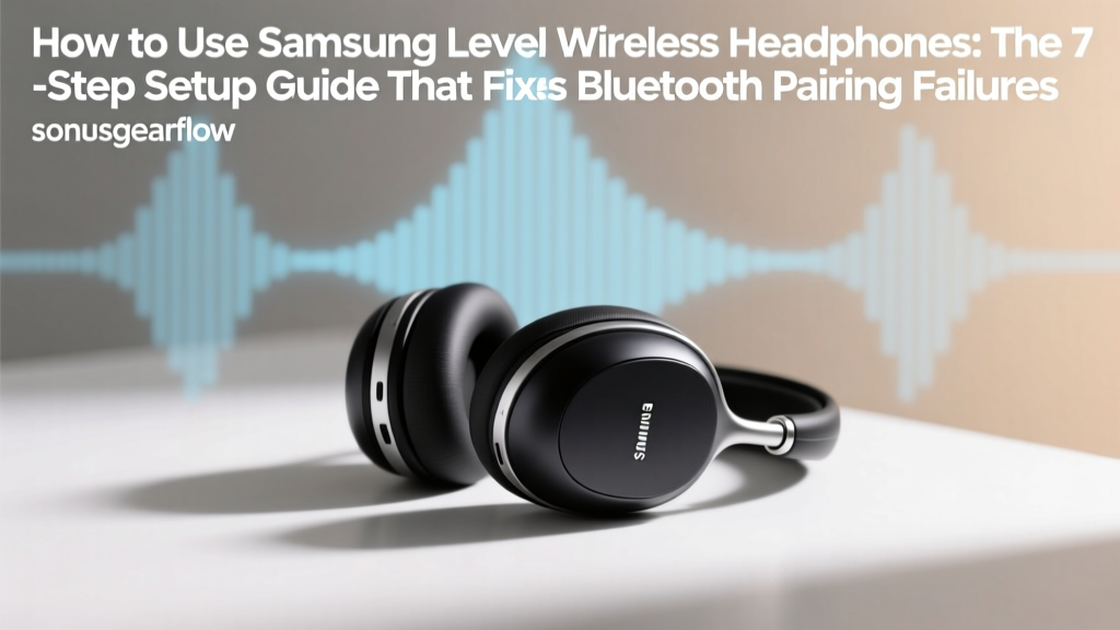 Samsung Level Headphones Setup Guide (2026)