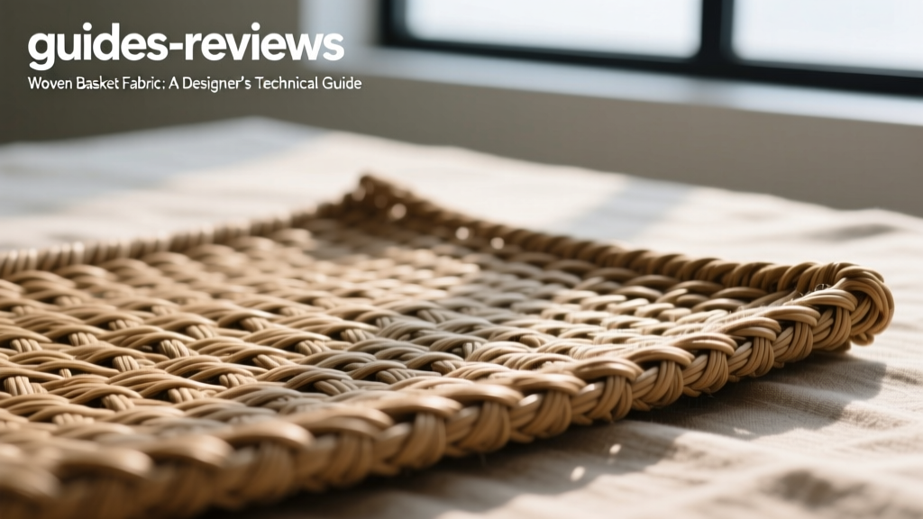 Woven Basket Fabric: A Designer’s Technical Guide