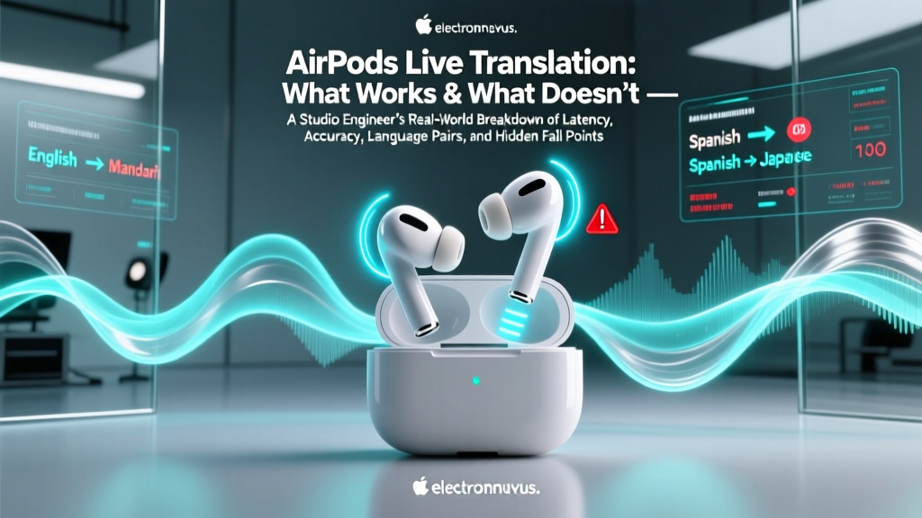 AirPods Live Translation: What Works & What Doesn’t — A Studio Engineer’s Real-World Breakdown of Latency, Accuracy, Language Pairs, and Hidden Fail Points