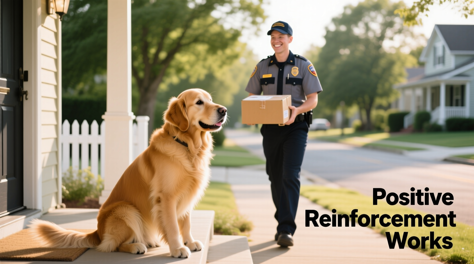 can you train your dog to stop barking at delivery drivers without shock collars