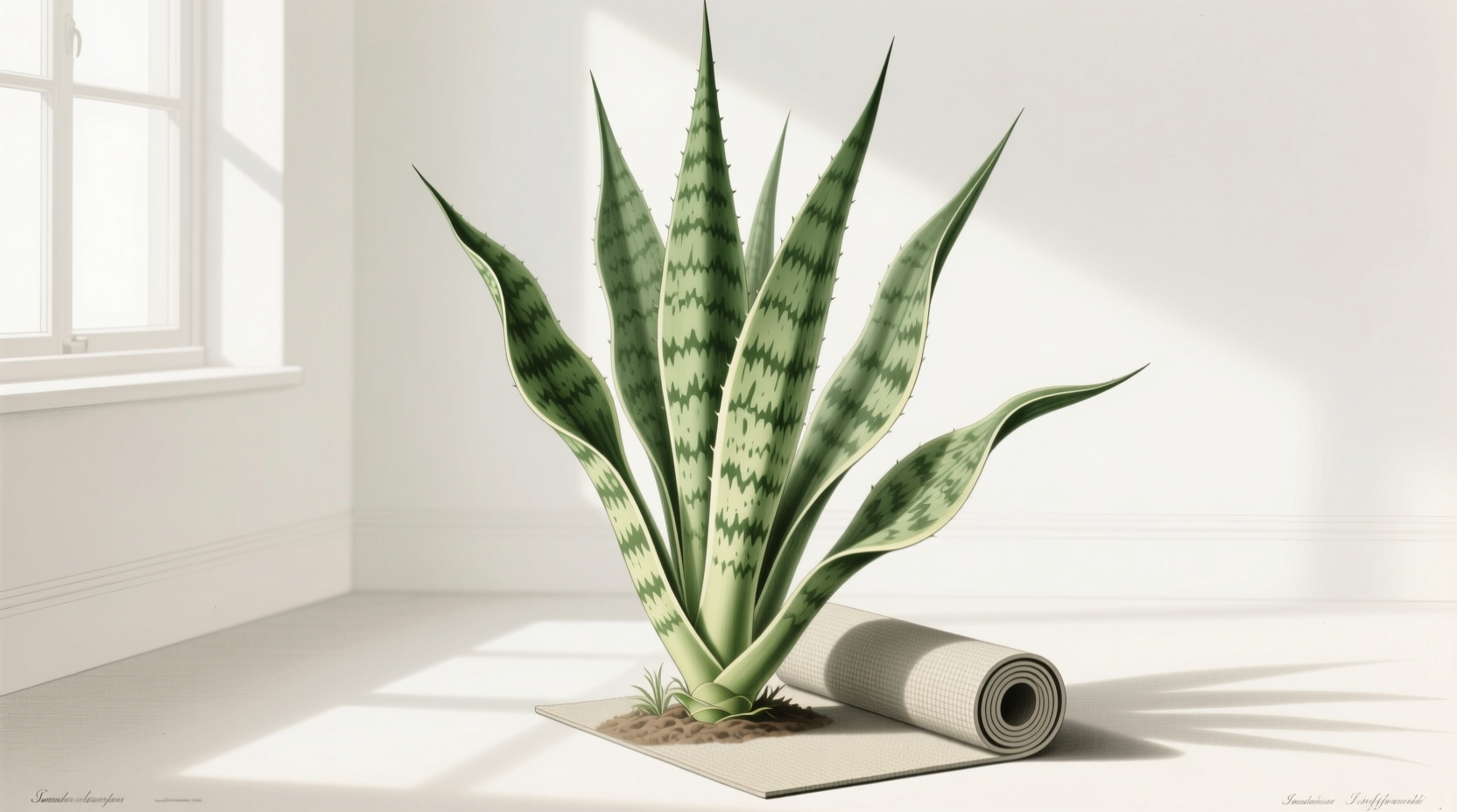 does rotating your yoga mat affect snake plant growth