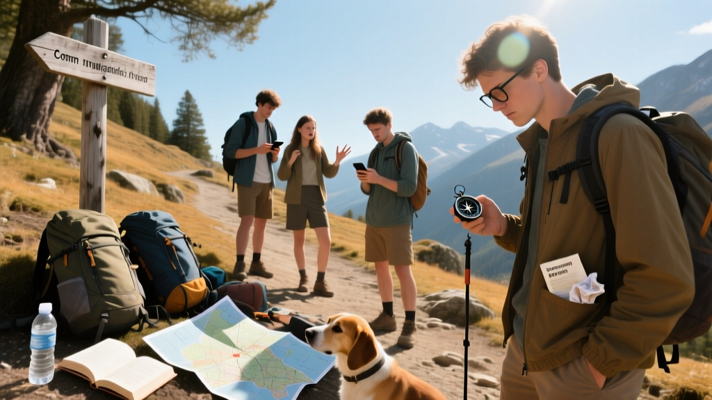 Route for Less lost from mistakes made while traveling with friends