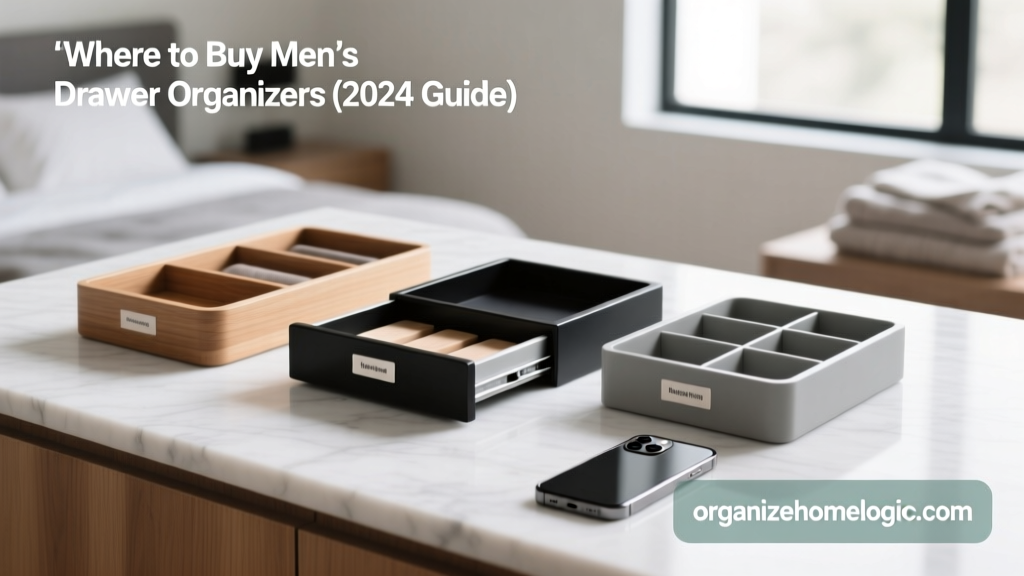 Where to Buy Men's Drawer Organizers (2024 Guide)