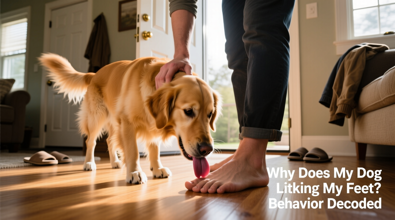 why does my dog lick my feet constantly when i come home behavior decoded