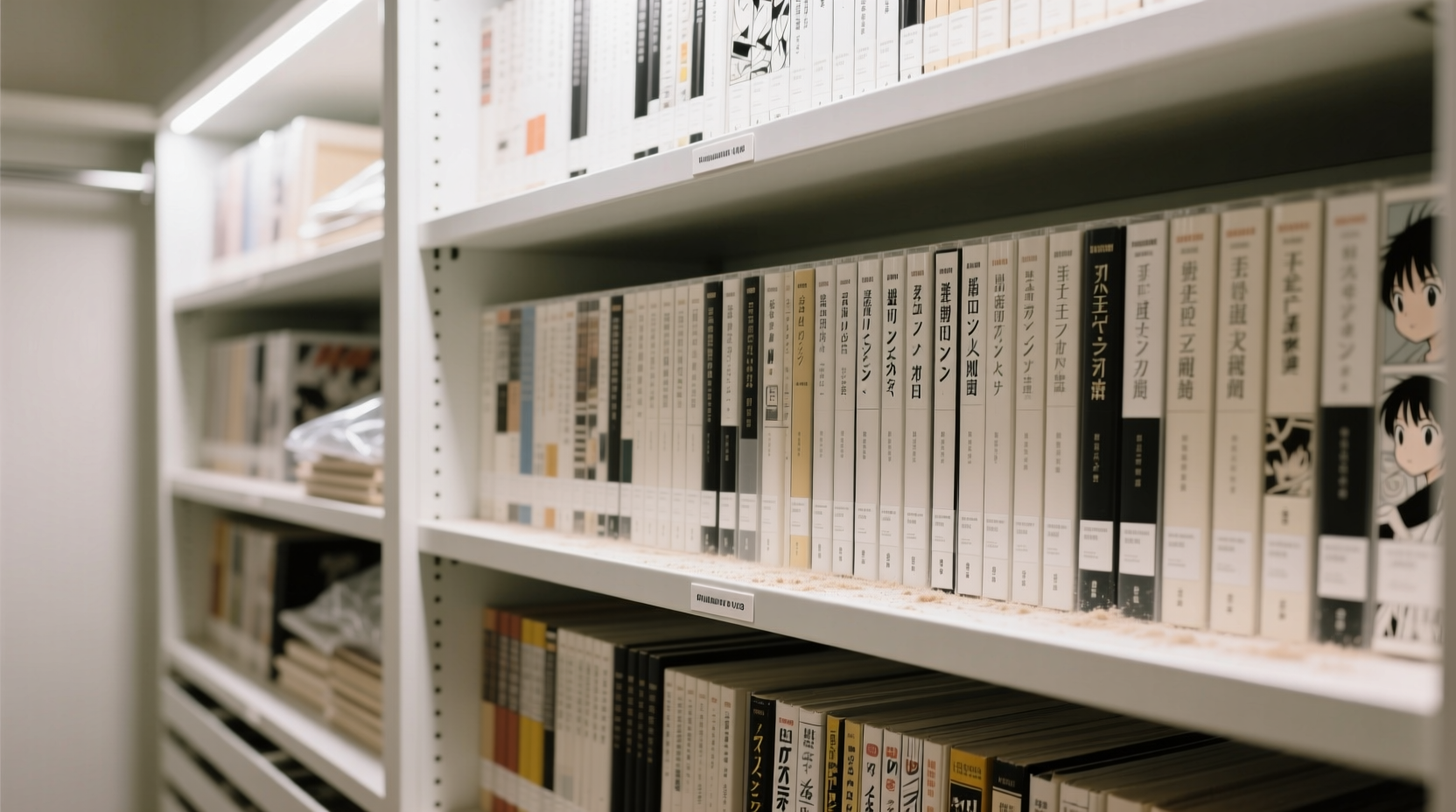 closet organization tips for collectible manga