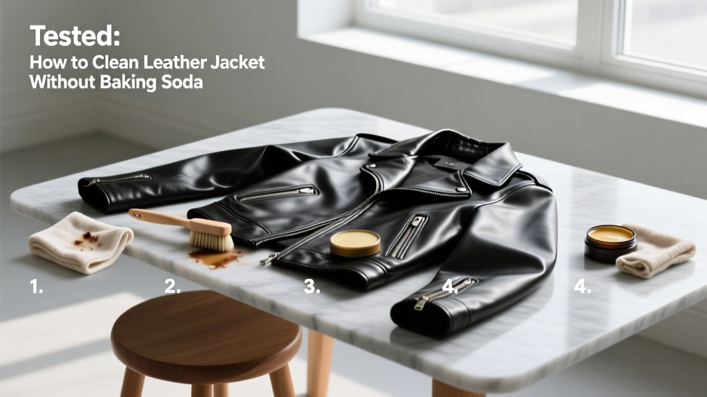 Tested: How to Clean Leather Jacket Without Baking Soda
