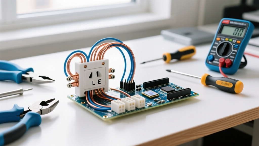 Tool and Material Guide for a Standard Wiring Diagram for an Outlet