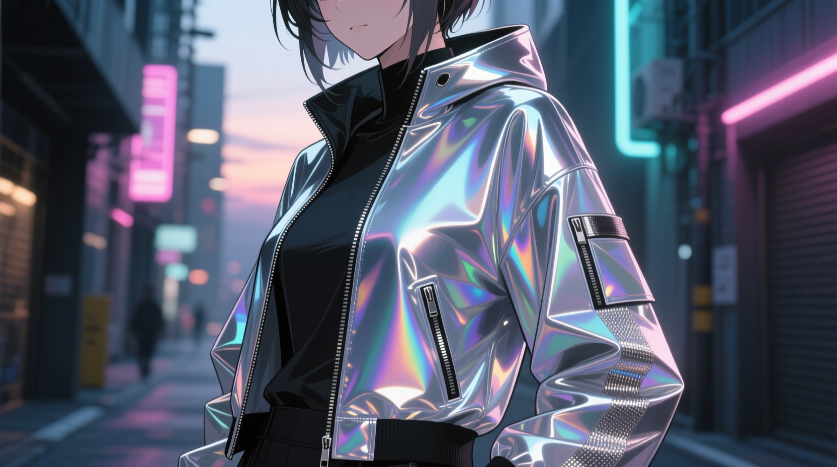 how to refresh a polyester anime jacket without dulling metallic thread