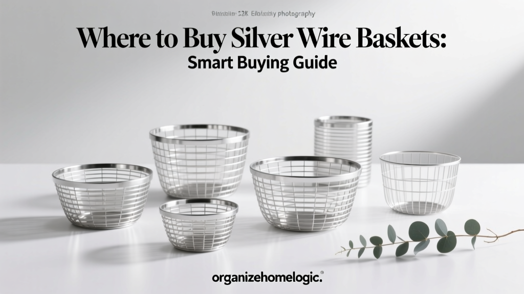 Where to Buy Silver Wire Baskets: Smart Buying Guide